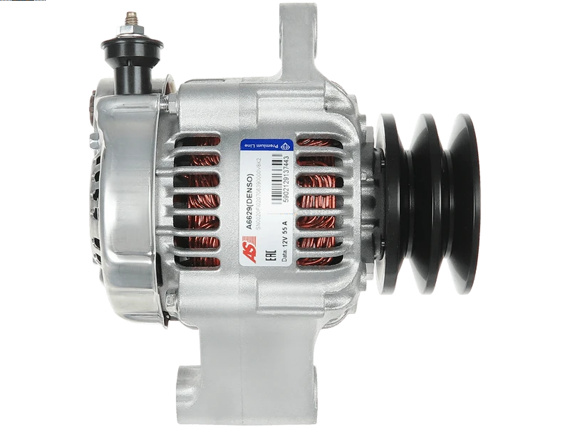 Plusline Alternatör – 12V 55A – DENSO TİP Caterpillar 426C, 416B, 436C, 438C, D5G Serisi Uyumlu